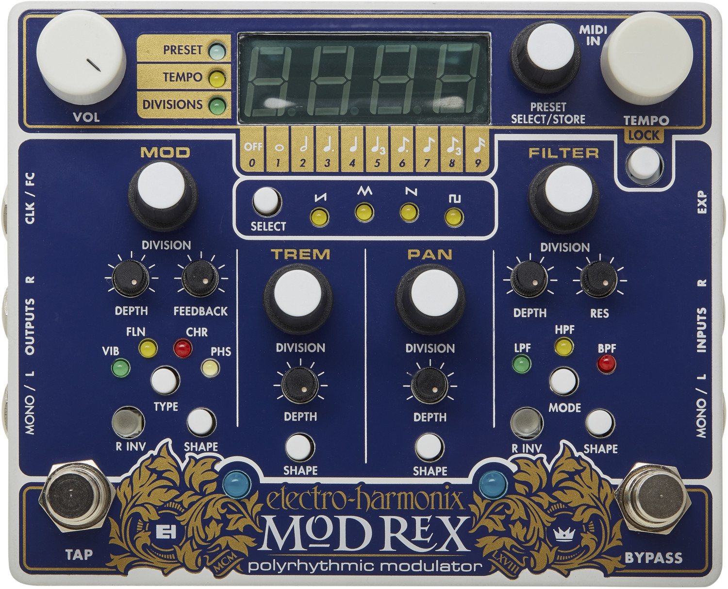 Electro Harmonix Mod Rex Polyrhythmic Modulator