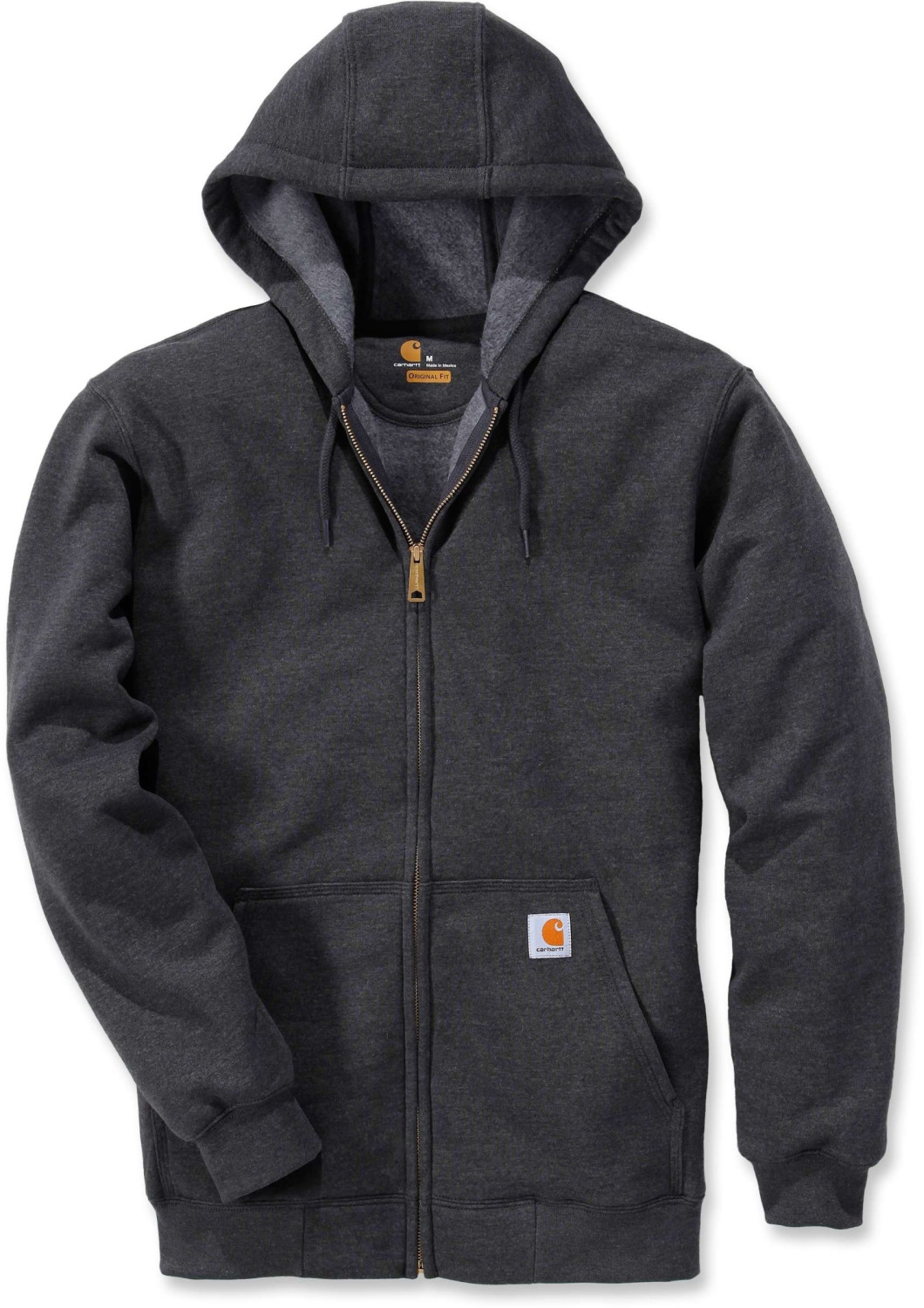 Carhartt Midweight Hooded Zip Front Sweatshirt K122 carbon heather ab 55 95 Preisvergleich bei idealo
