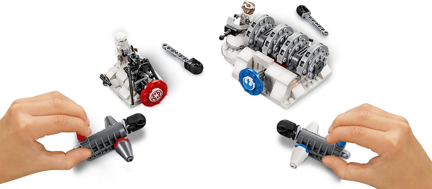 Lego 75239 star wars action best sale battle hoth generator attack