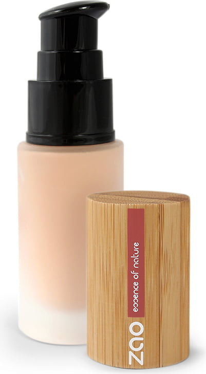 Zao Bamboo Silk Foundation - 713 Fair Beige (30 ml)