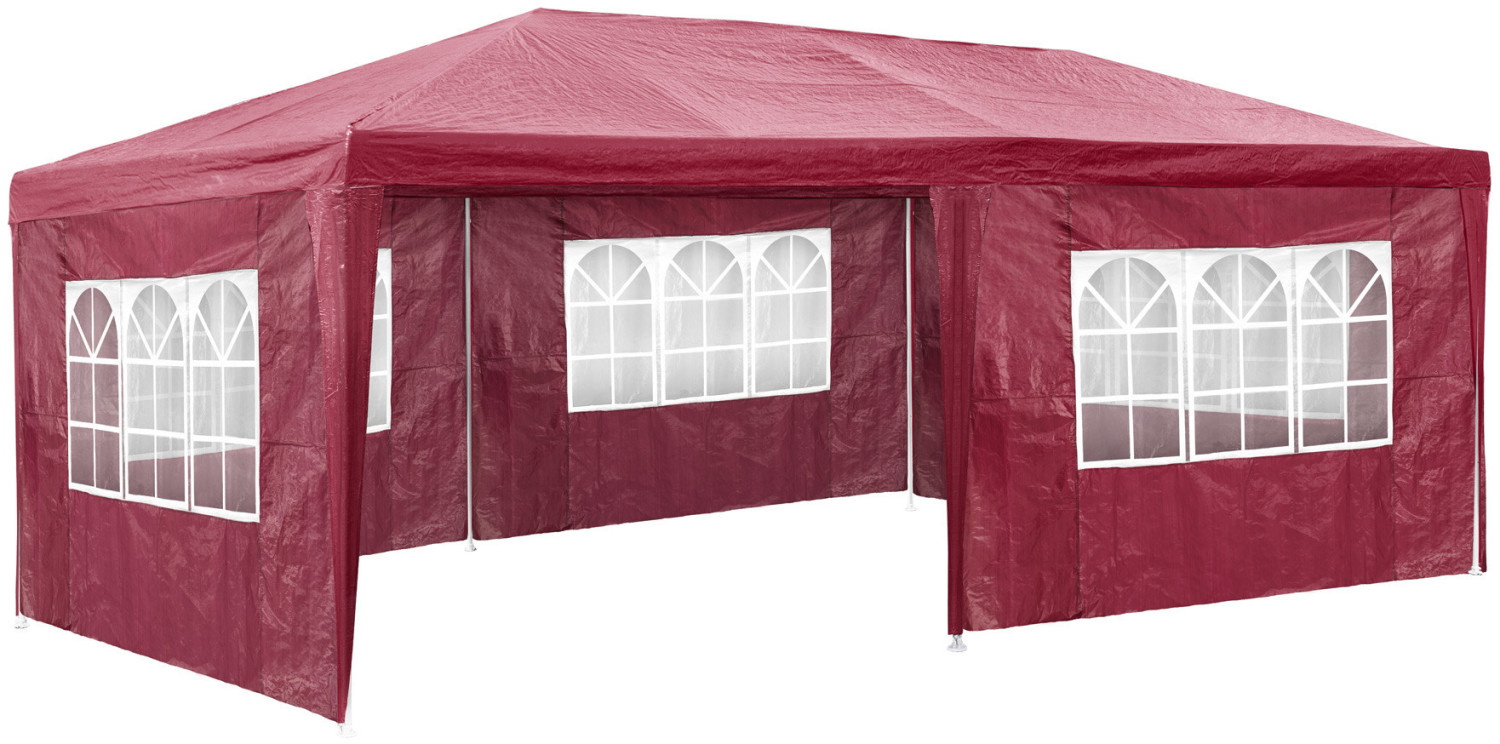 TecTake Tonnelle 6 x 3 m rouge