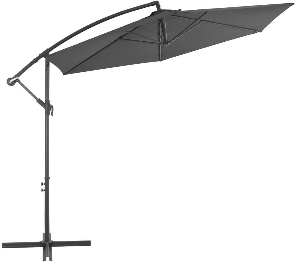 VidaXL Parasol en porte-à-faux 3 m