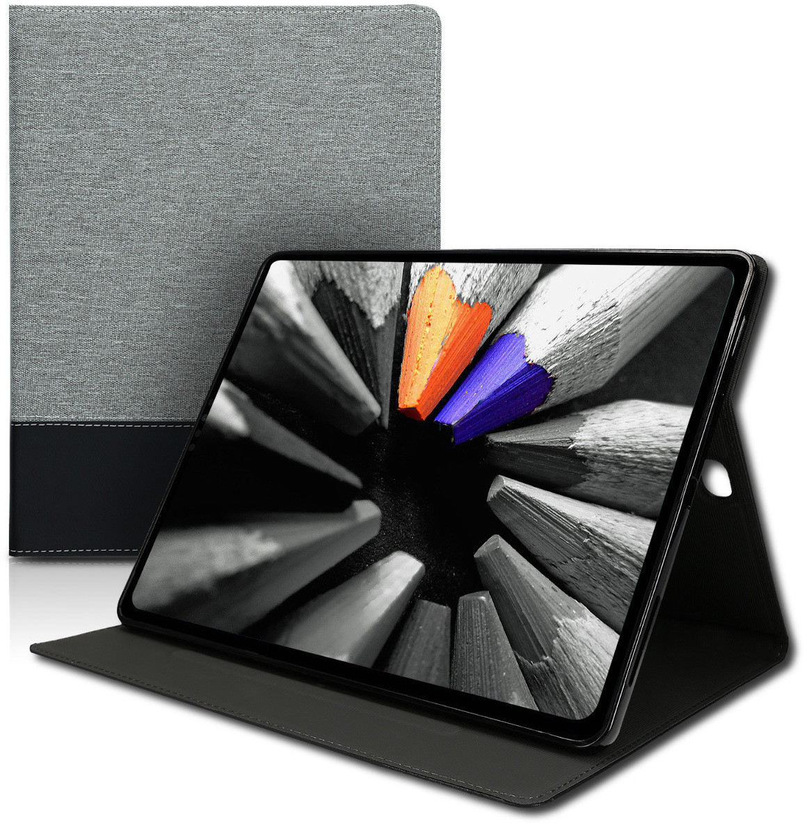 kwmobile Case iPad Pro 12.9 grey/black