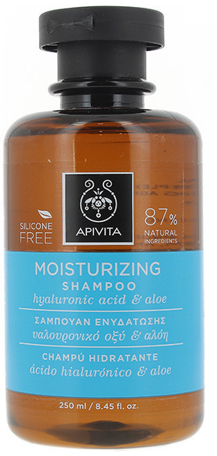Apivita Moisturizing Shampoo Hyaluronic Acid &  Aloe (250 ml)