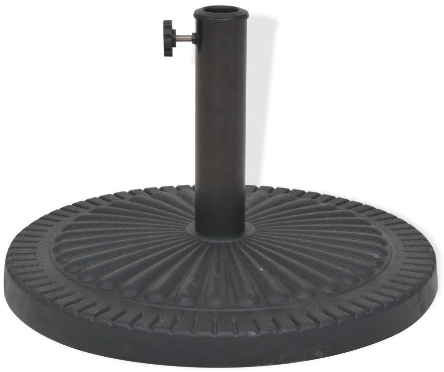 VidaXL Socle de parasol résine noir 29 kg