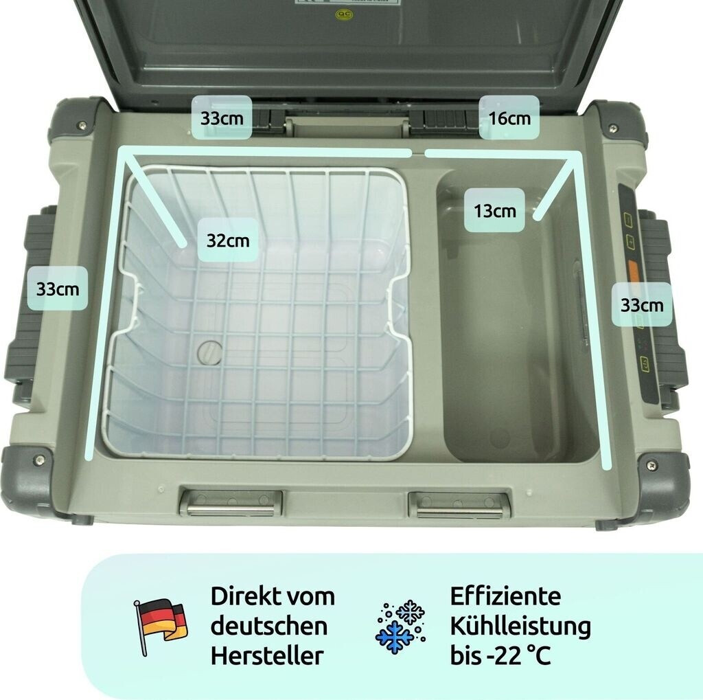 Prime Tech Kompressor-Kühlbox 40 Liter ab 455,05 €