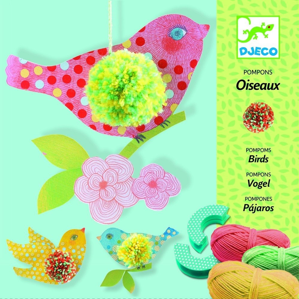 Djeco Pompons oiseaux