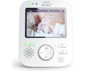 Babyphone Philips Avent Vidéo Premium, écran LCD HD 3,5, SCD843/26 –