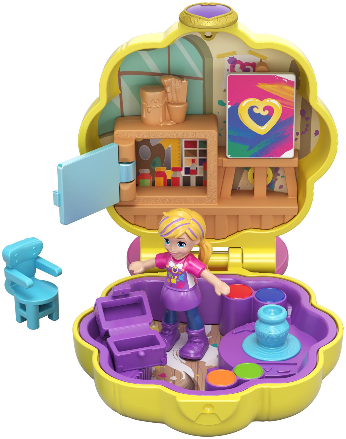 Polly Pocket Tiny Pocket Places Awesome Art Studio Playset