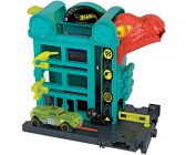 Hot Wheels City Un Dino au Garage, coffret de jeu pour petites voitures à  connecter avec circuit et pistes, jouet pour enfant, GBF91