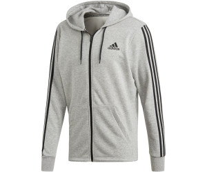 Adidas Must Haves 3 Stripes French Terry Full Zip Hoodie ab Adidas Must Haves 3 Stripes French Terry Full Zip Hoodie ab