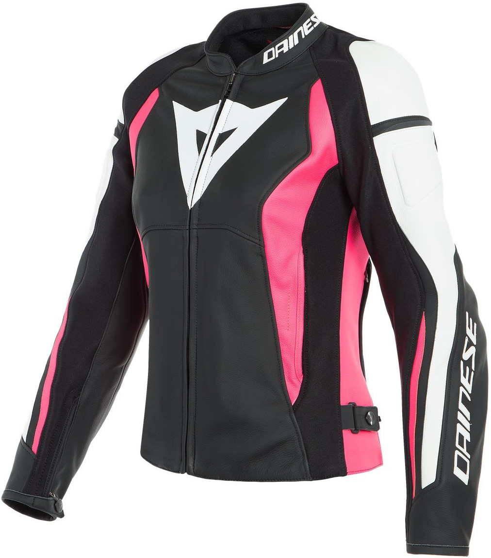 Dainese Blouson Nexus Lady noir/rose fuchsia/blanc