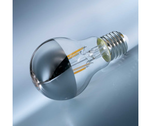 LED-Lampe OSRAM  LED STAR MIRROR CLASSIC P 34 BLI Warmweiß Filament Silber Versp