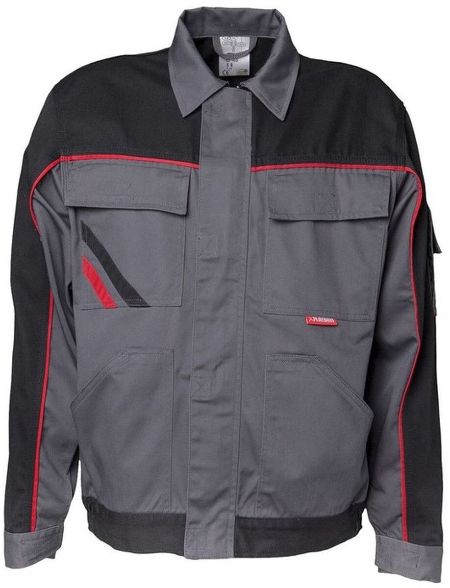 Planam Highline Herren Bundjacke (2312) schiefer/black/red