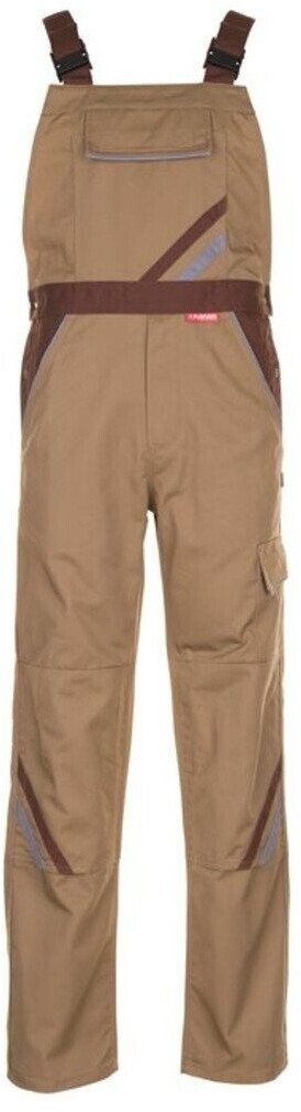 Planam Highline Dungarees Men (2334) beige/braun/zink