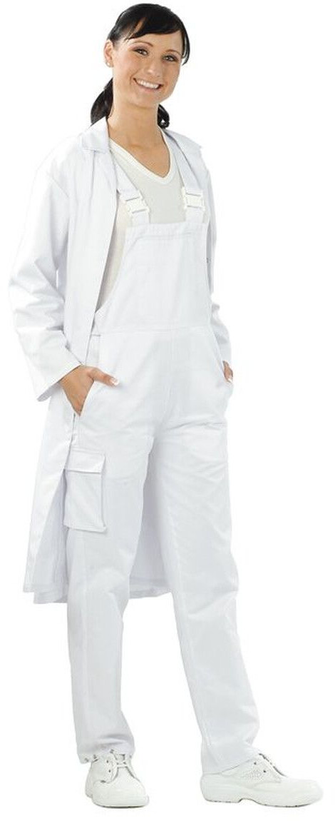 Planam Food Dame Latzhose (5341) white