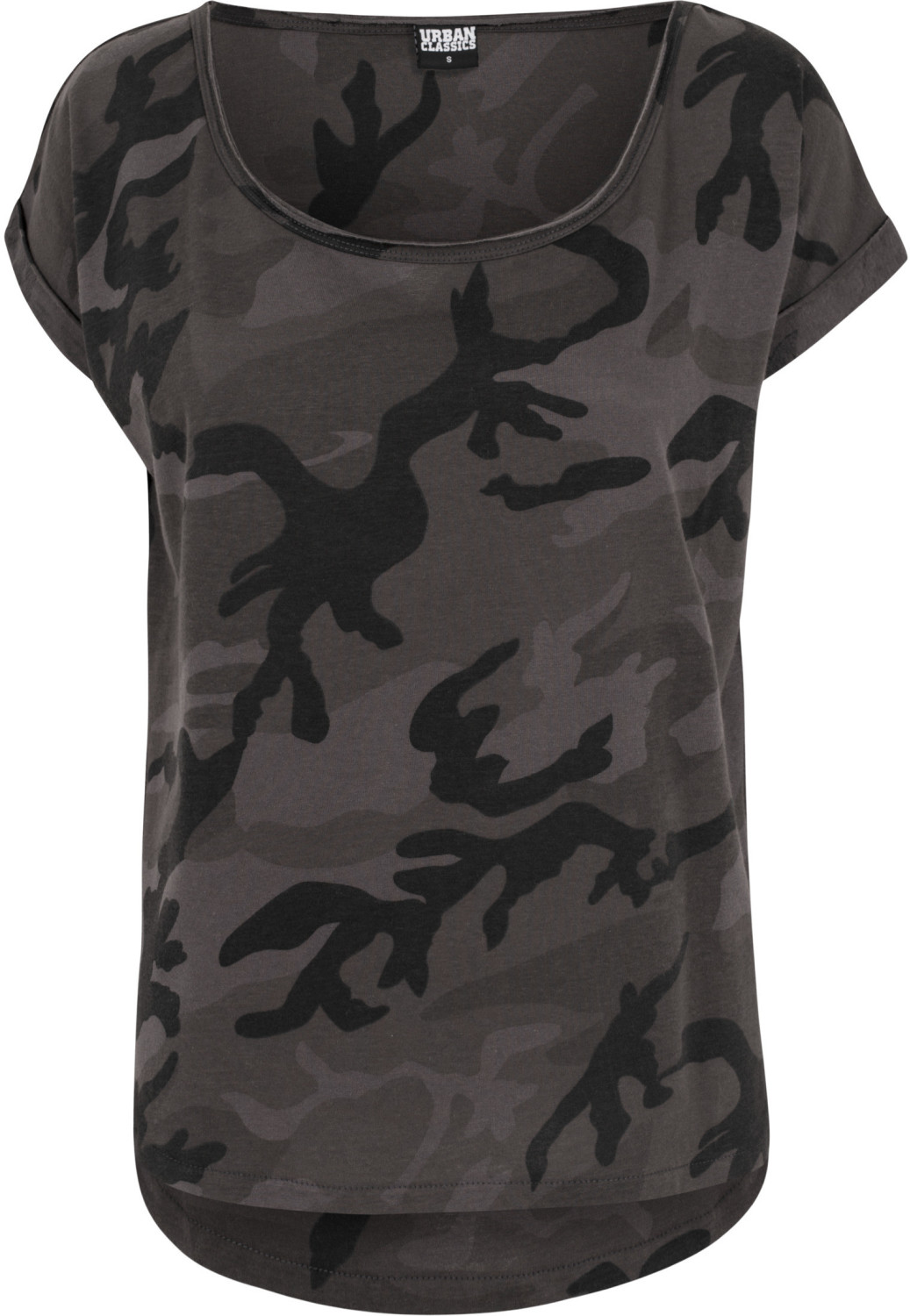 Urban Classics Camo Back Shaped Tee dark camo (TB1635)