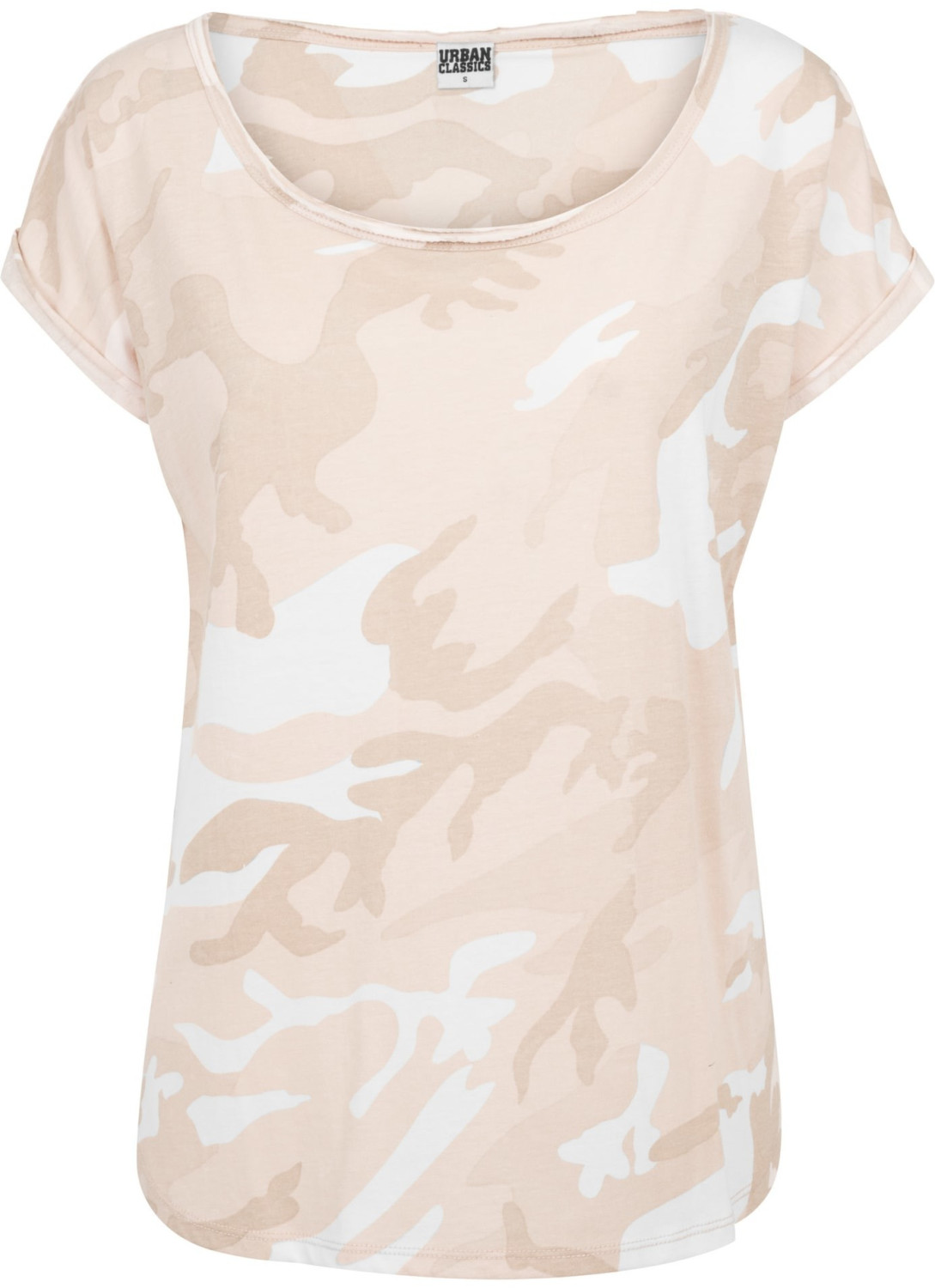 Urban Classics Camo Back Shaped Tee rose camo (TB1635)