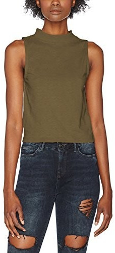 Urban Classics Ladies Turtleneck Short Top