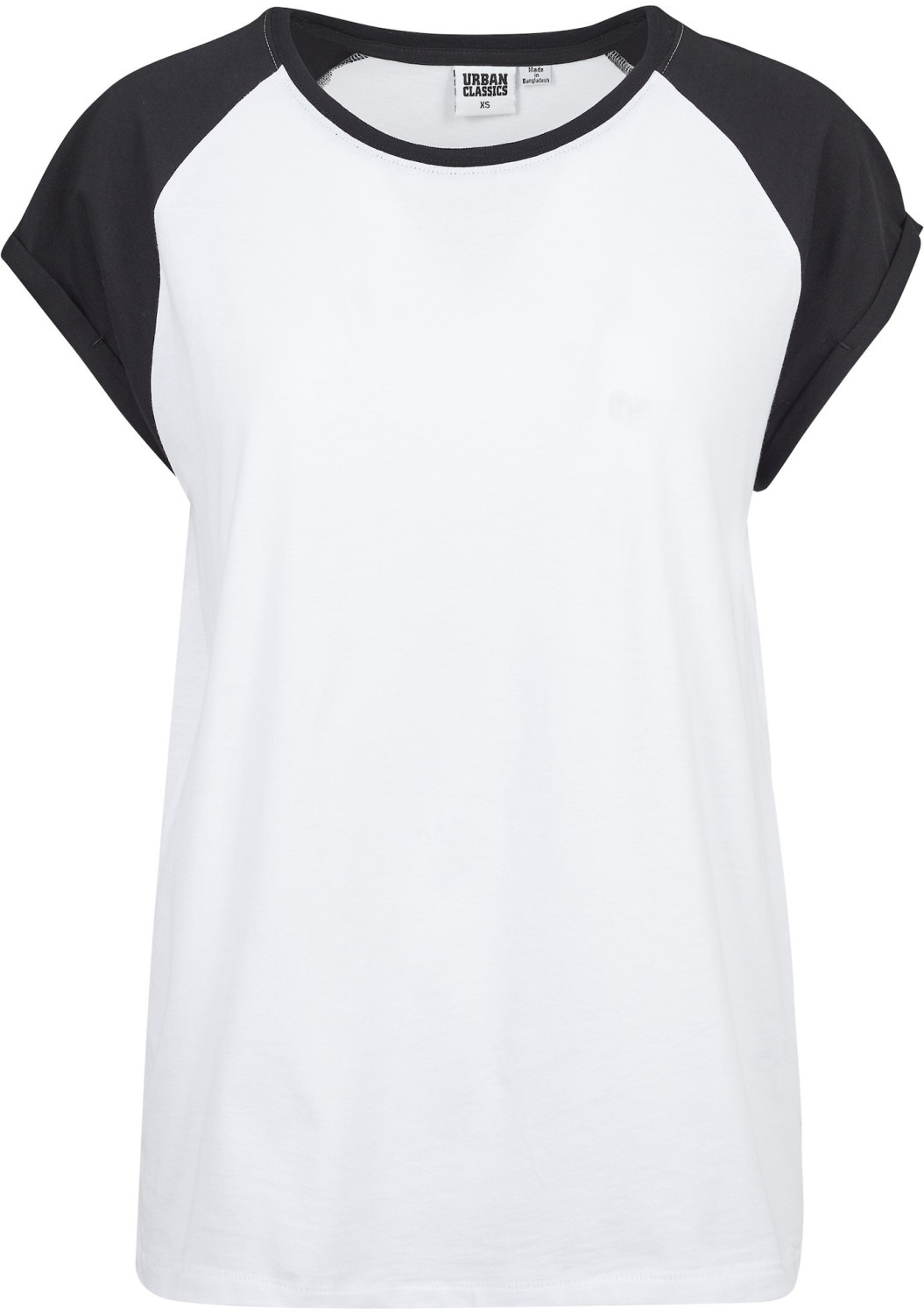 Urban Classics Ladies Contrast Raglan Tee white/black