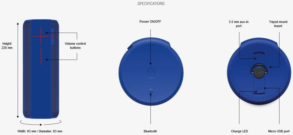 Ultimate Ears UE Megaboom Rainbow ab 232 00 Preisvergleich
