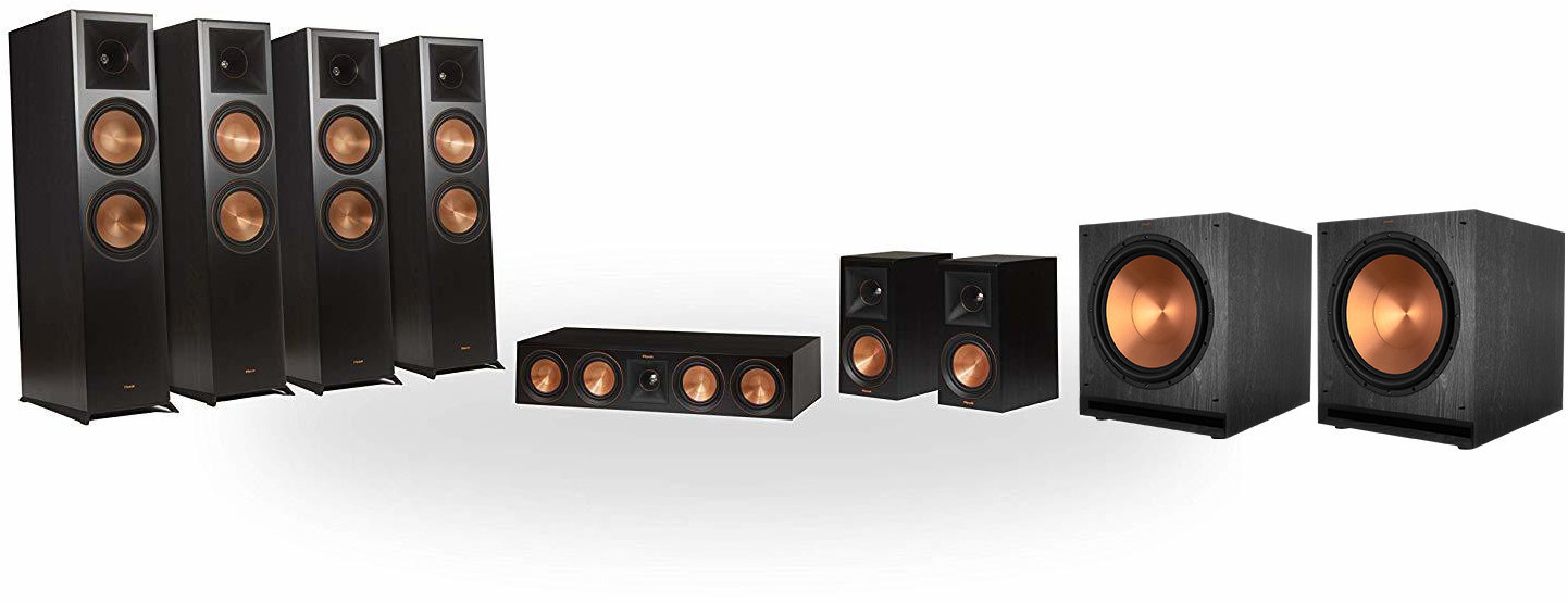 klipsch r 625fa 7.2 4 dolby atmos home theater system