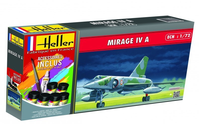 Heller Mirage IV A avec accessoires 1:72 (56351)