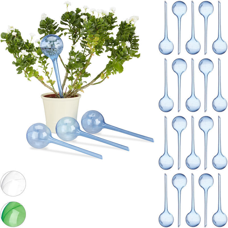 Relaxdays Set of 24 Watering Bulb Blue