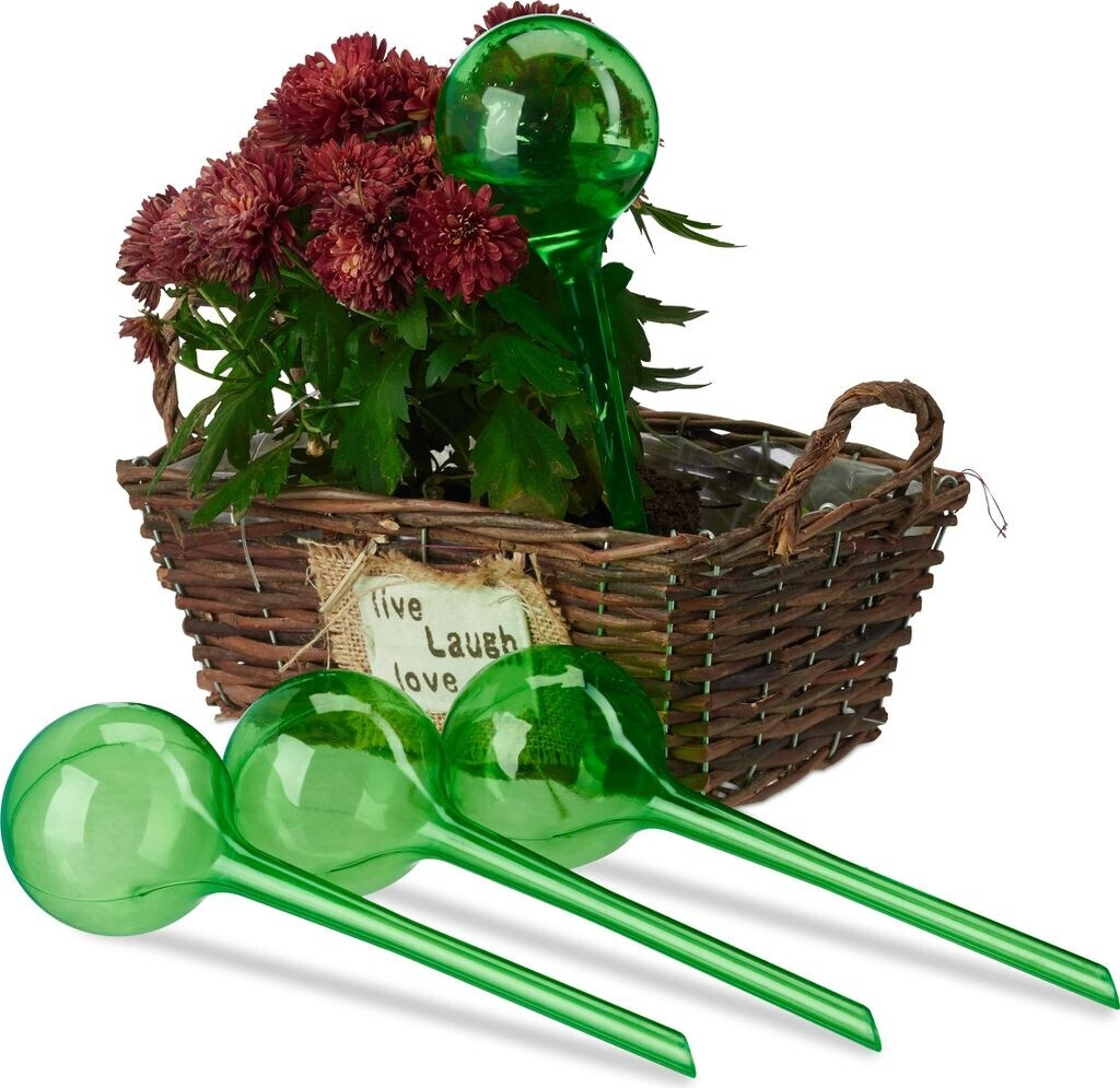 Relaxdays Set of 80 Watering Bulb Green