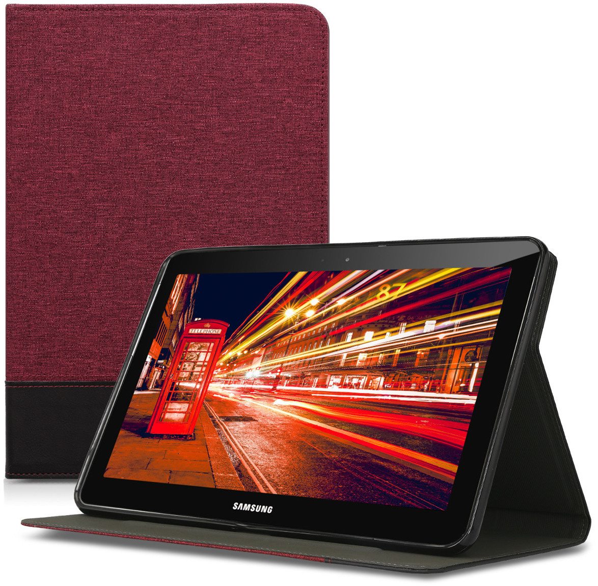 kwmobile Case Galaxy Tab 2 10.1 red/black