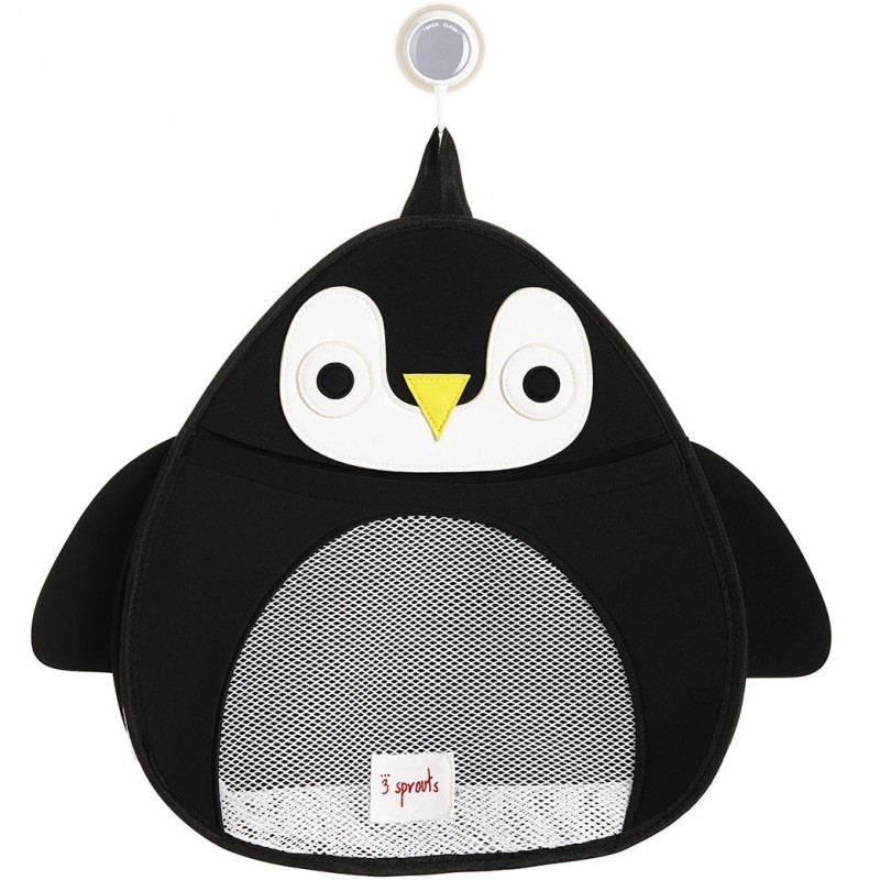 3 Sprouts Rangement pour le bain pingouin