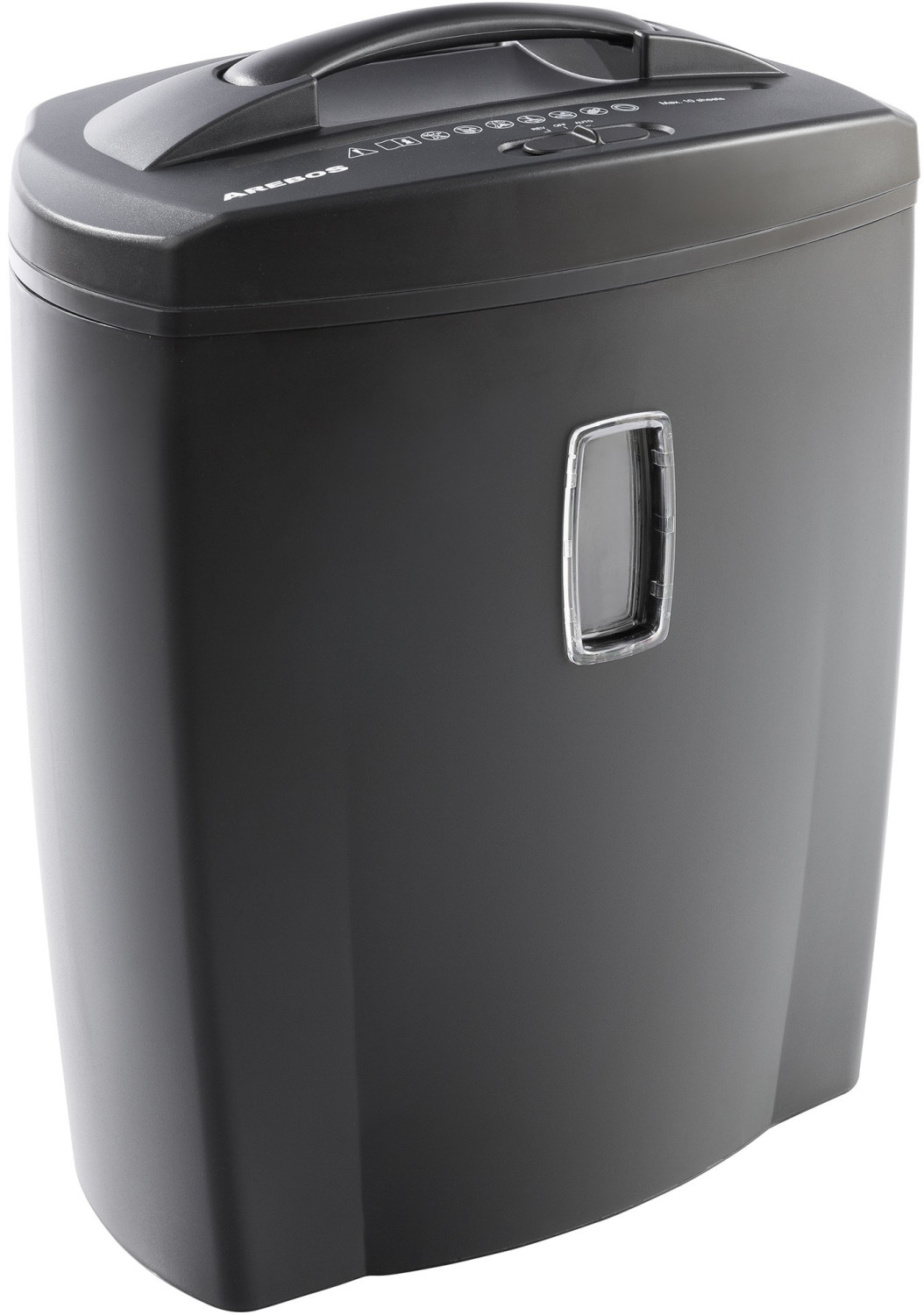 Arebos Document Shredder Particle Cut 5 x 18 mm