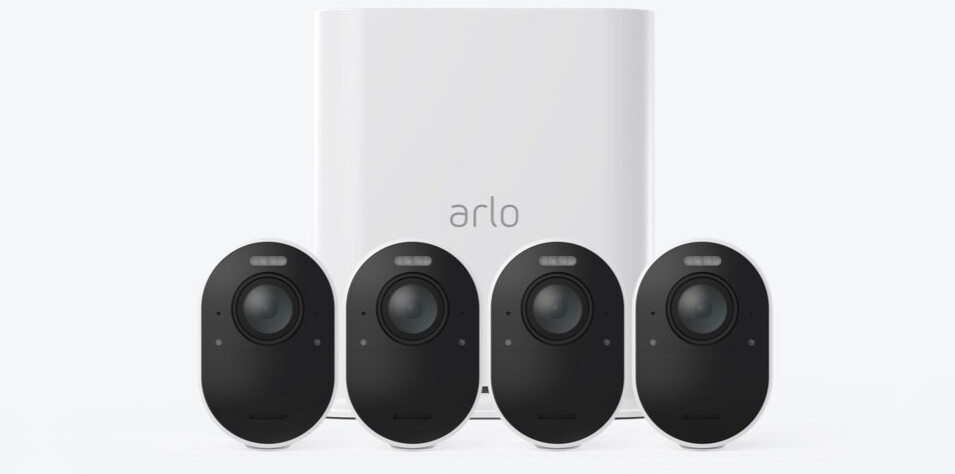 Arlo Ultra avec 4 caméras blanc
