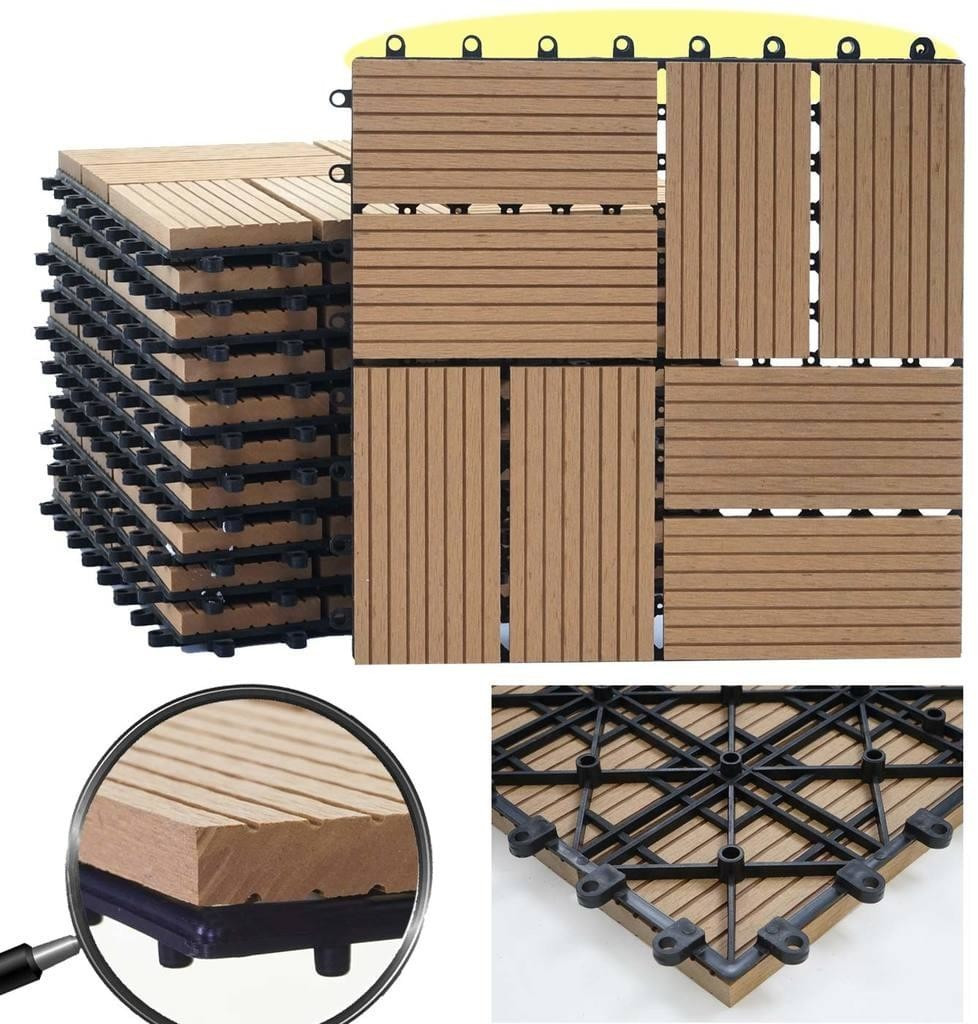 Mendler Rhone Rectangle 30 x 30 cm (11 pieces)