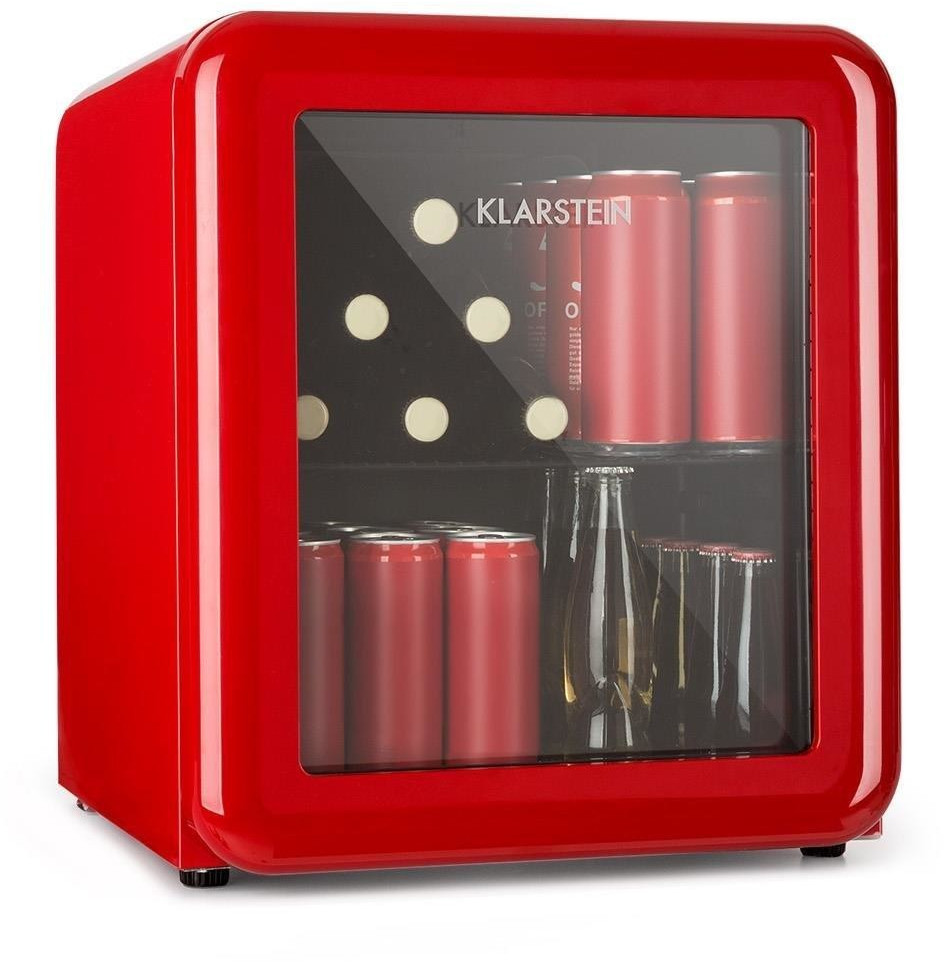 Klarstein PopLife Retro Mini Fridge 48 l red