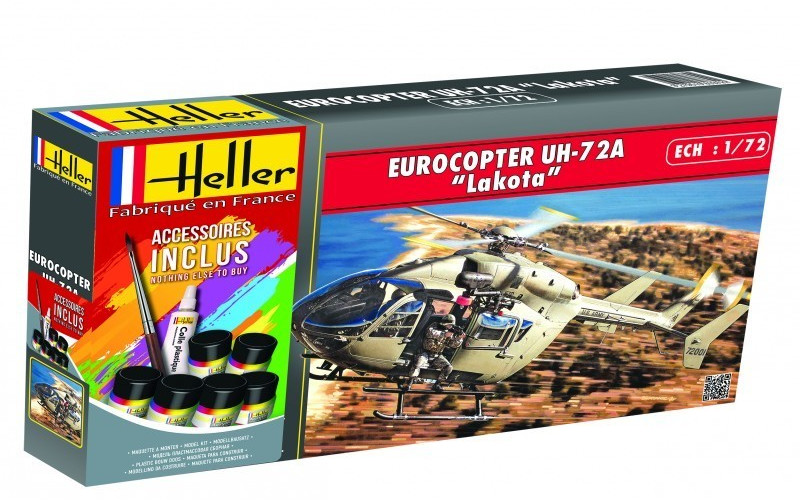 Heller Eurocopter UH-72A Lakota avec accessoires 1:72 (56379)