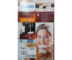 Robot expresso PHILIPS EP2231/40 Série 2200 Latte Go Pas Cher
