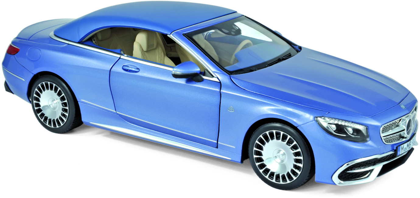 Norev Mercedes-Maybach S650 Cabriolet 2018 bleu métallisé 1:18 (183471)