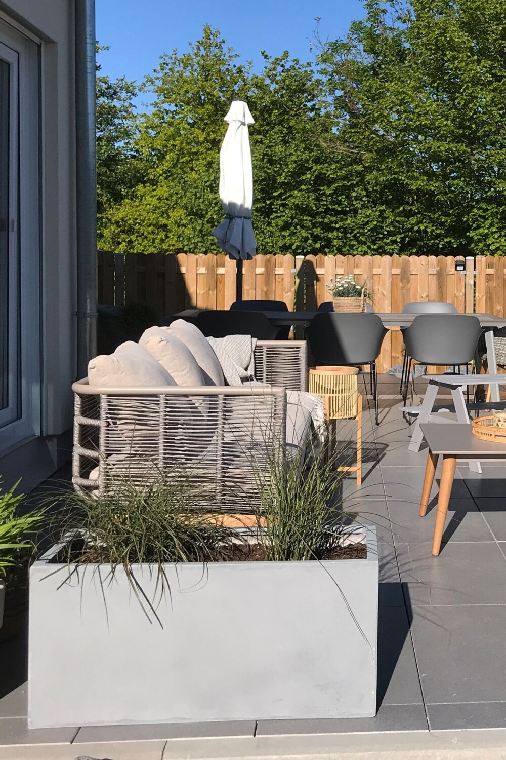 Vivanno Vivanno Maxi 80x40x40 cm Beton-Design grau (210121080) - alternate view