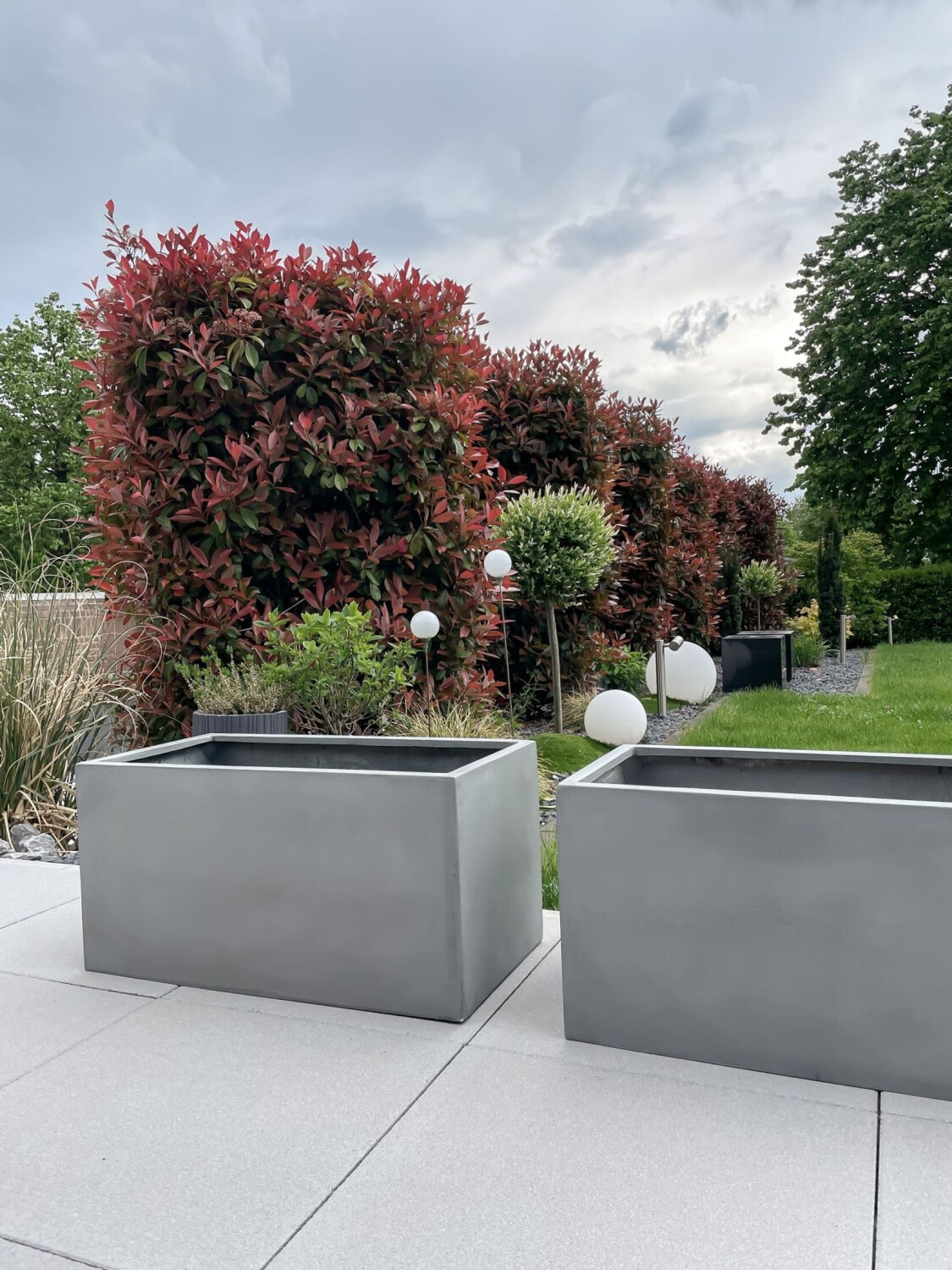 Vivanno Vivanno Maxi 80x40x40 cm Beton-Design grau (210121080) - view 6