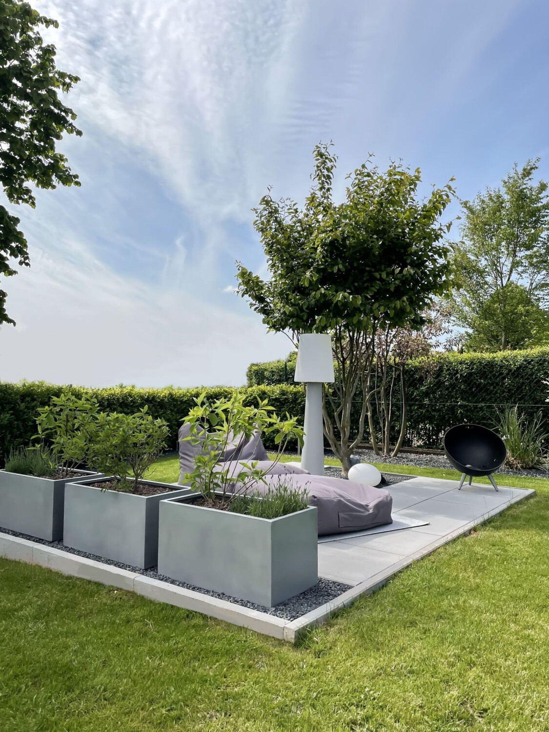 Vivanno Vivanno Maxi 80x40x40 cm Beton-Design grau (210121080) - view 8