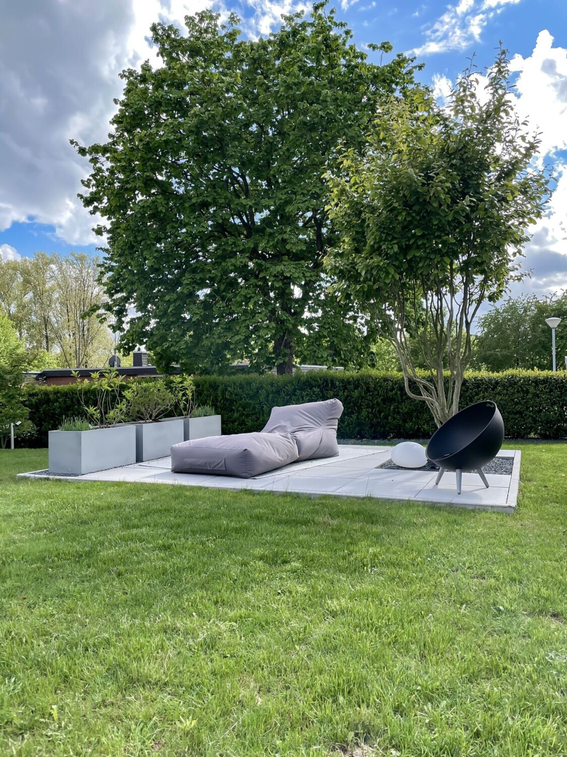 Vivanno Vivanno Maxi 80x40x40 cm Beton-Design grau (210121080) - view 9