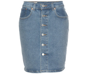 levi's button thru mom skirt