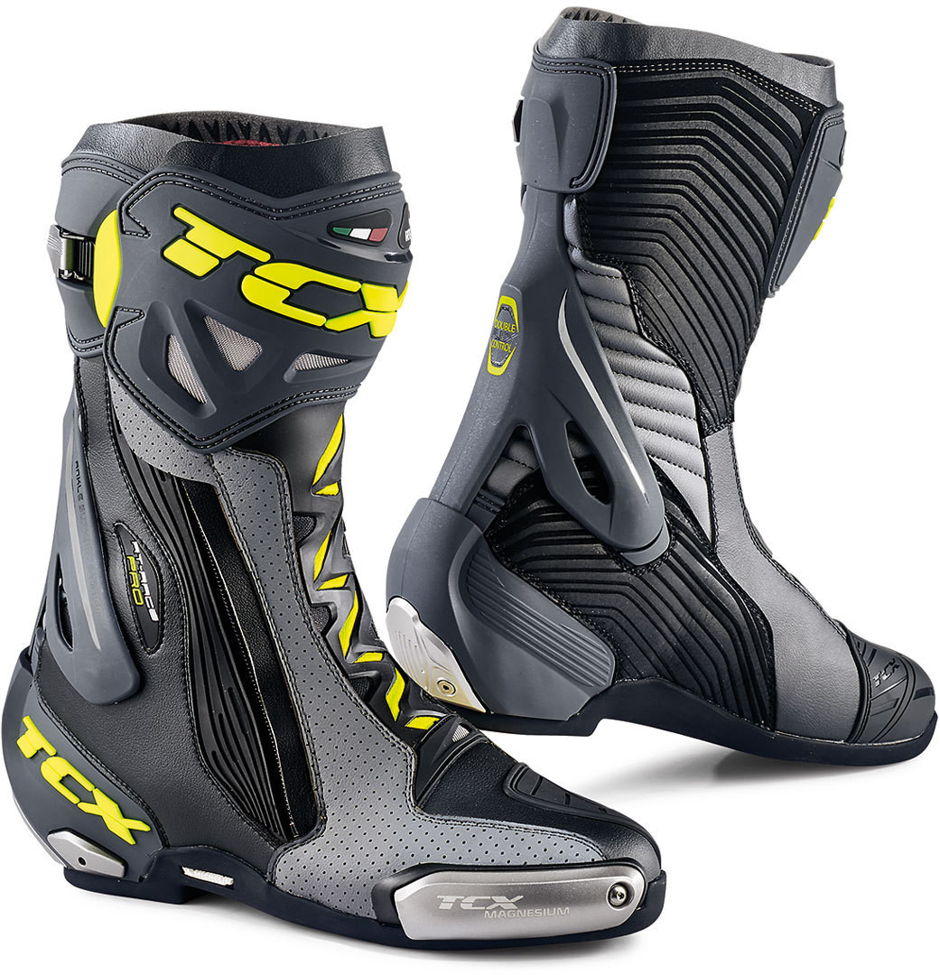 TCX Bottes RT-Race Pro Air noir/gris/jaune