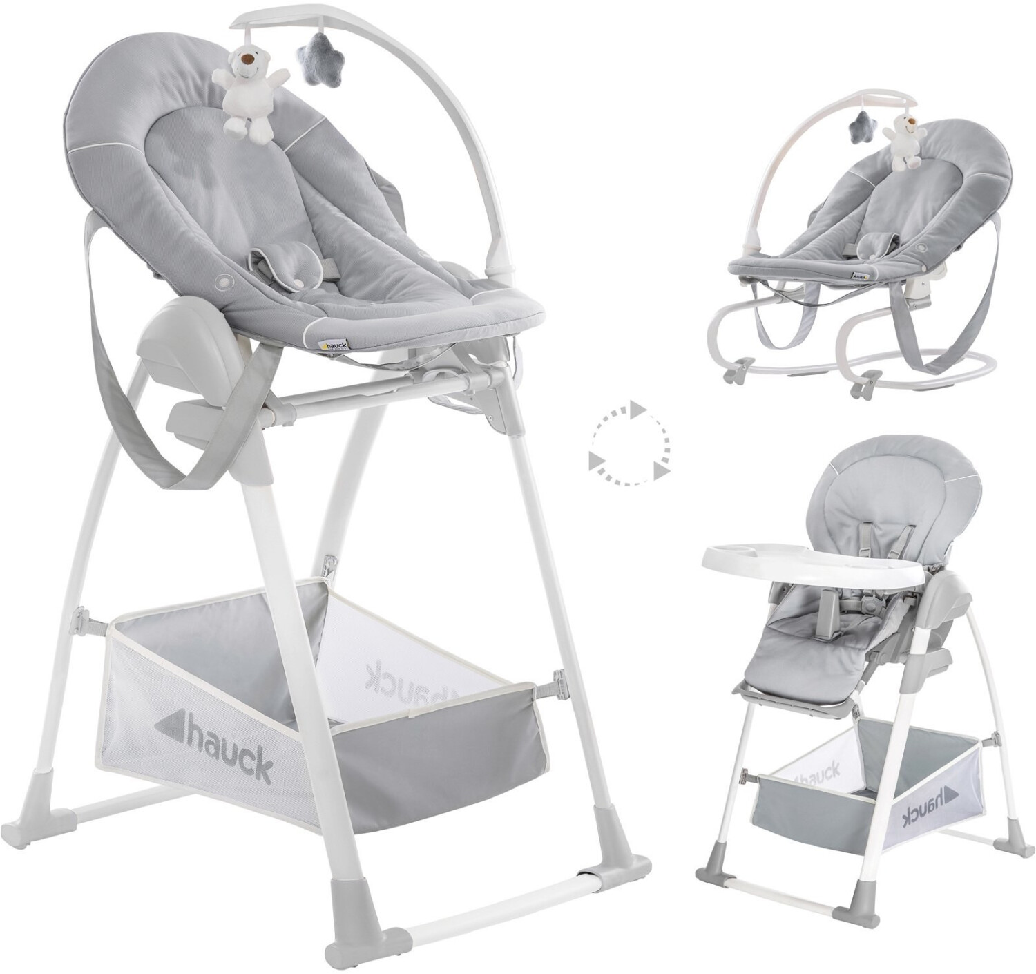 Hauck Sit N Relax 3in1 Stretch grey