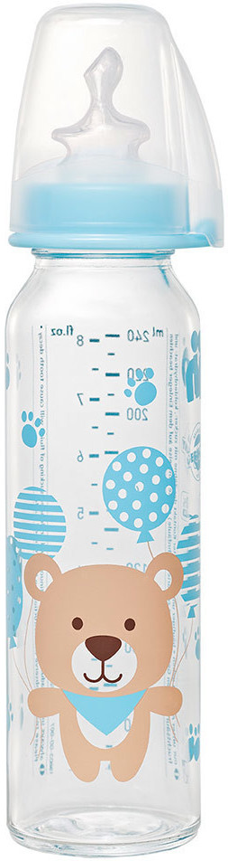 nip Standard Bottle Bear Blue 250 ml
