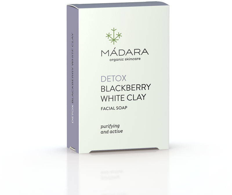 Mádara White Clay &  Blackberry Clarifying Face Soap (150 ml)