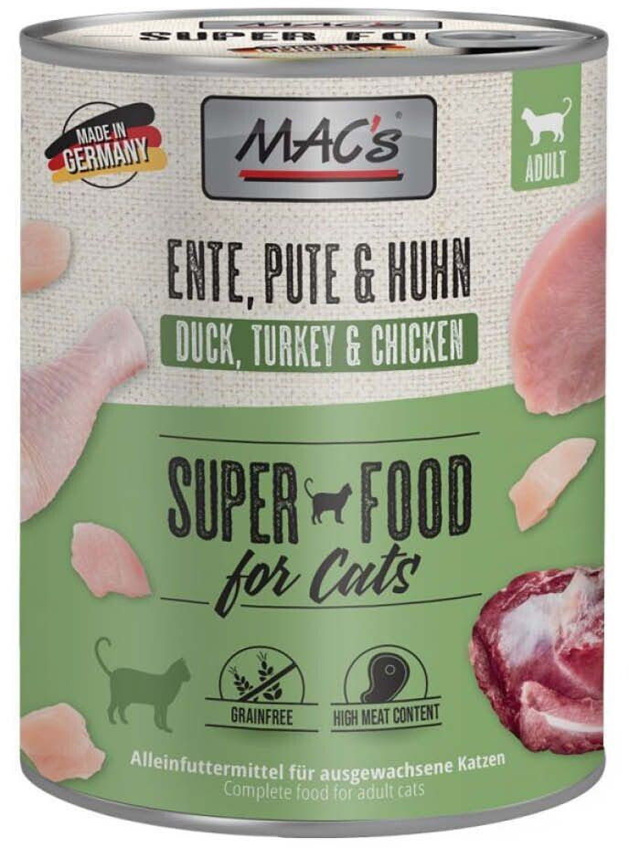 MAC's Adult Duck, Turkey & Chicken 800g