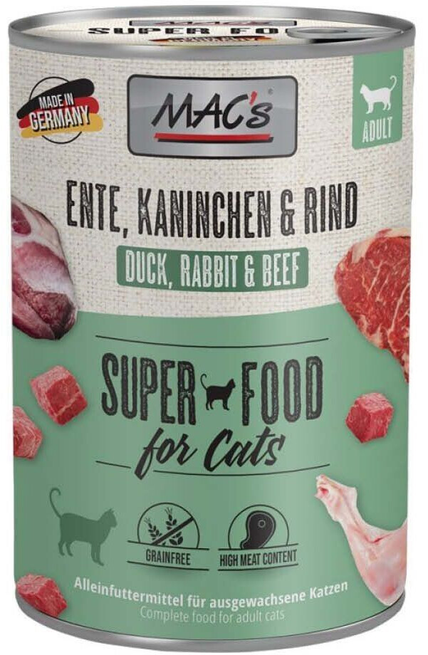 MAC's Cat Duck, Rabbit, Beef 400g
