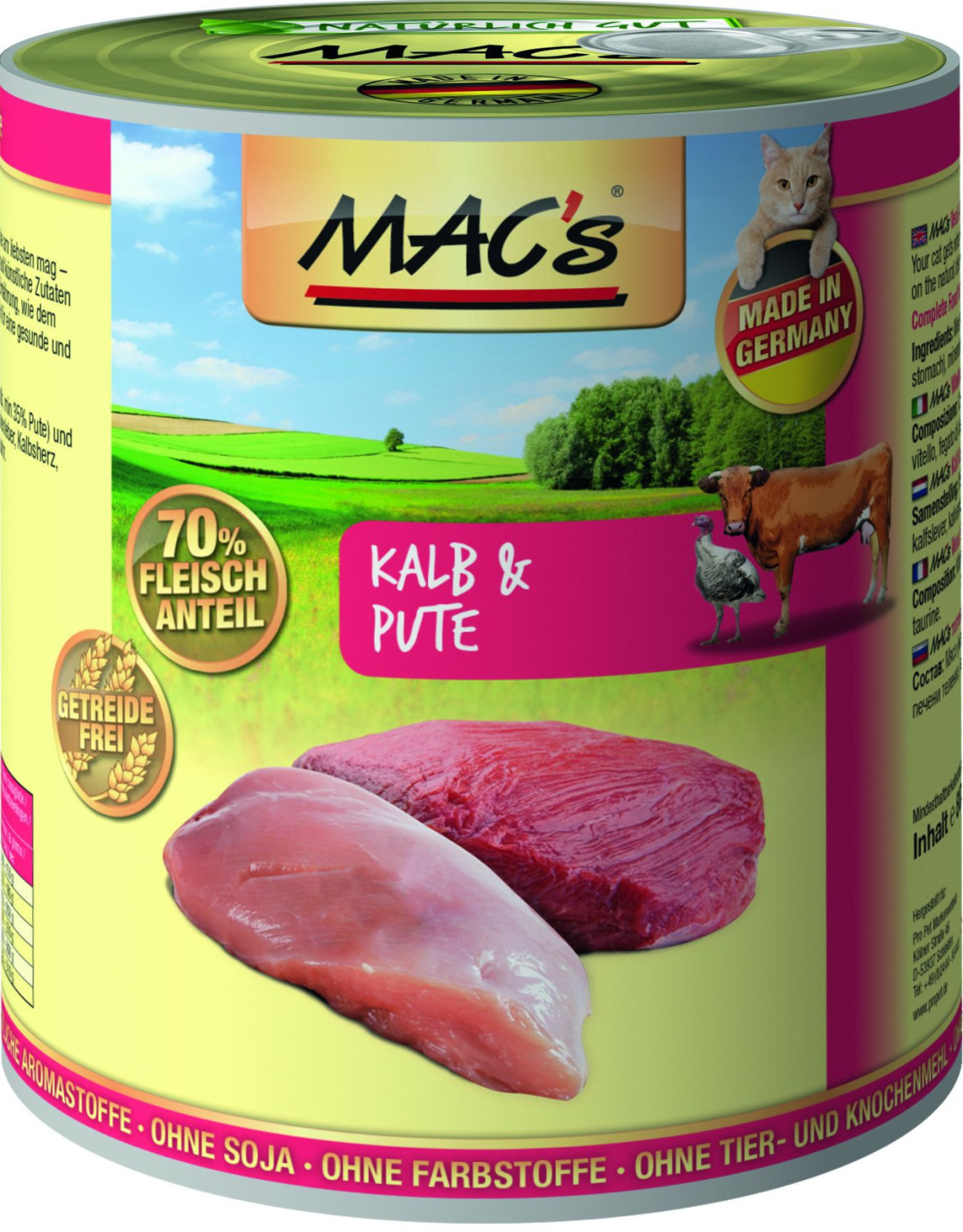 MAC's Cat Veal & Turkey 800g